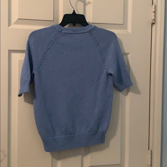 Banana Republic Blue Sparkling Sweater - Picture 4 of 4